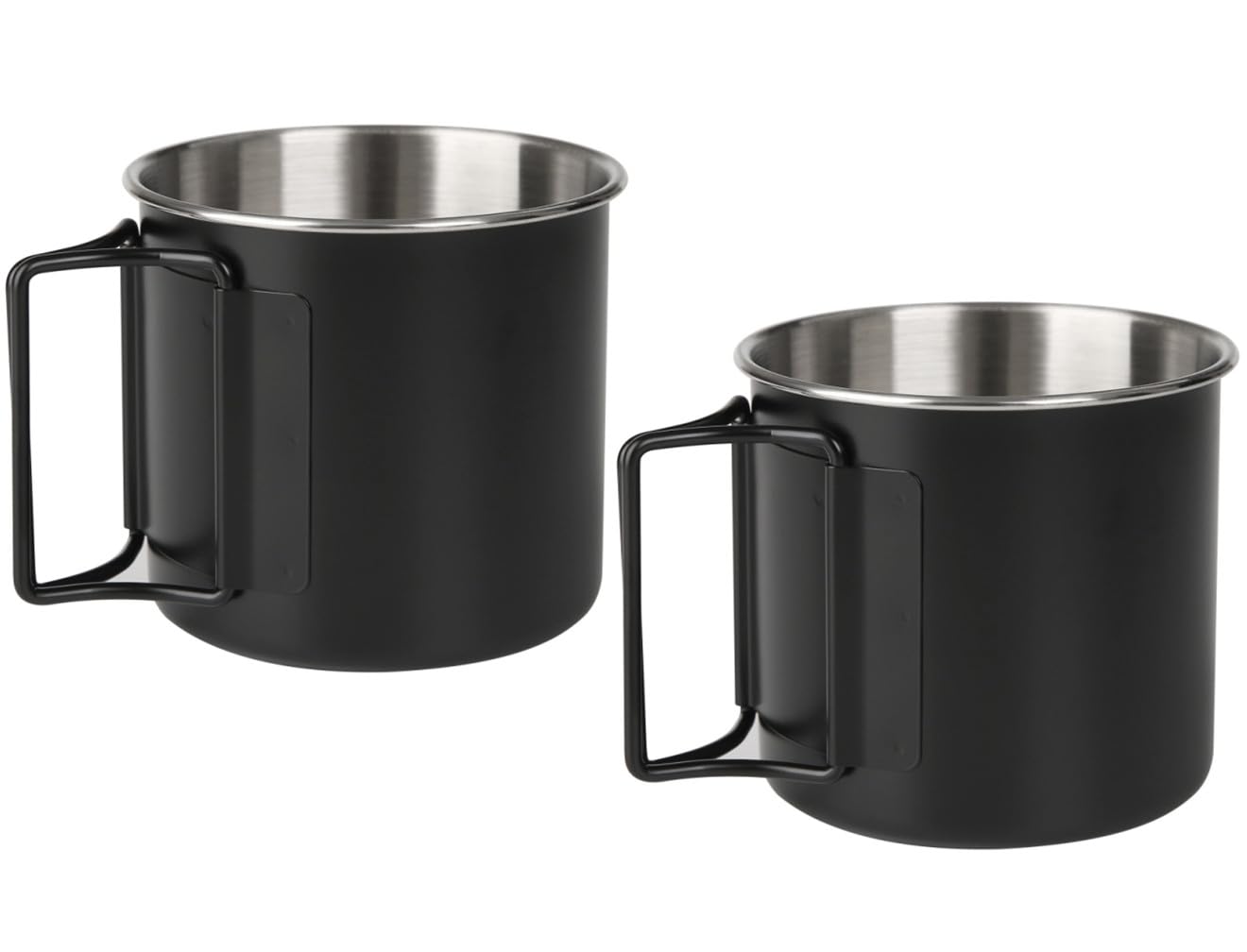 Camping Cups with Folding Handles